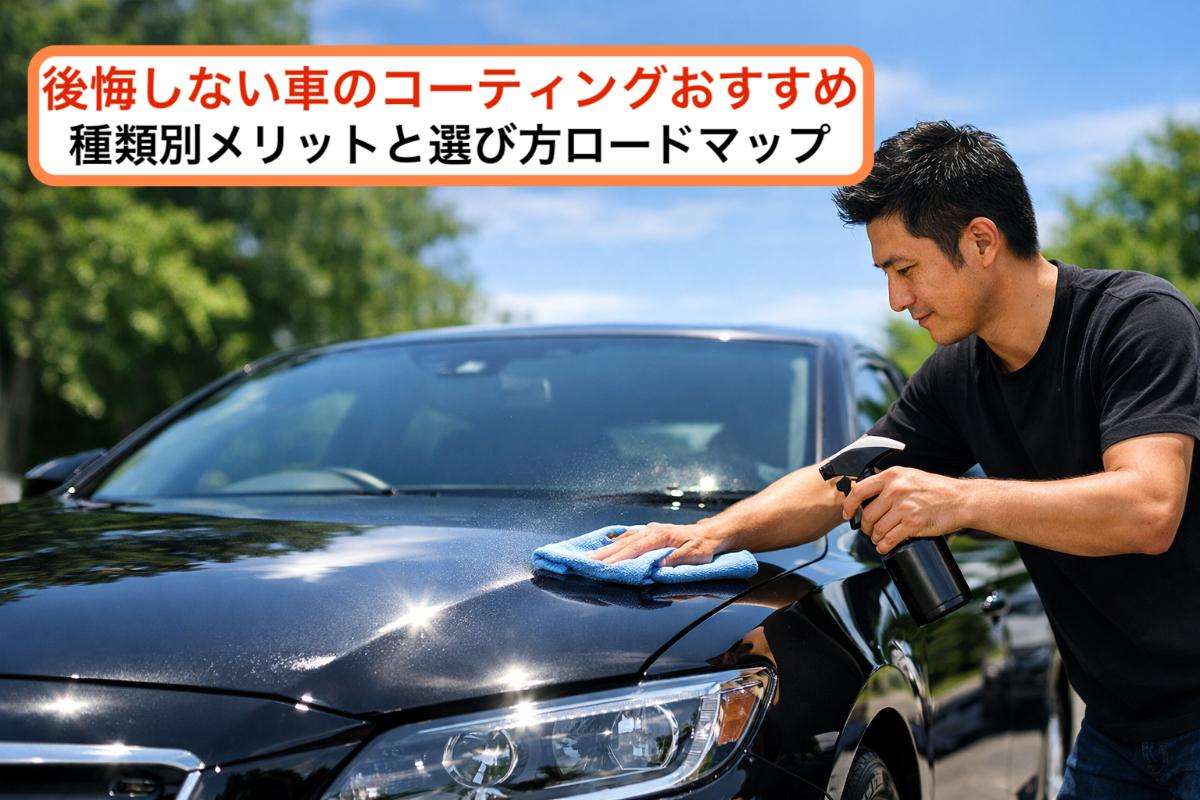 後悔しない車のコーティングおすすめ｜種類別メリットと選び方ロードマップ